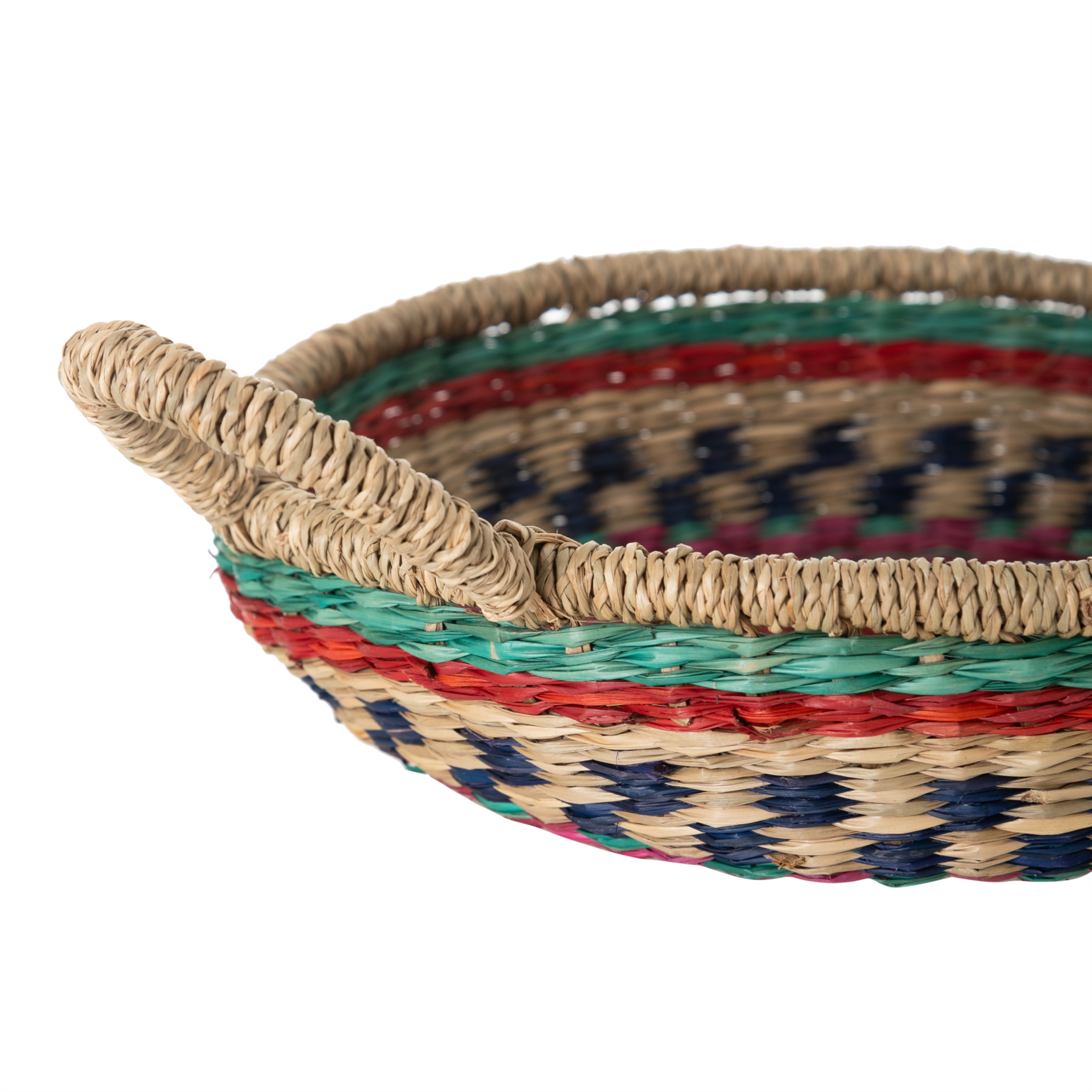 HANDMADE ÇOK RENKLİ SEPET 30CM