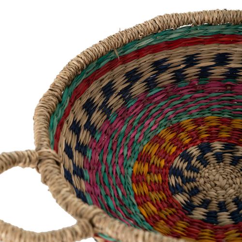  HANDMADE ÇOK RENKLİ SEPET 30CM