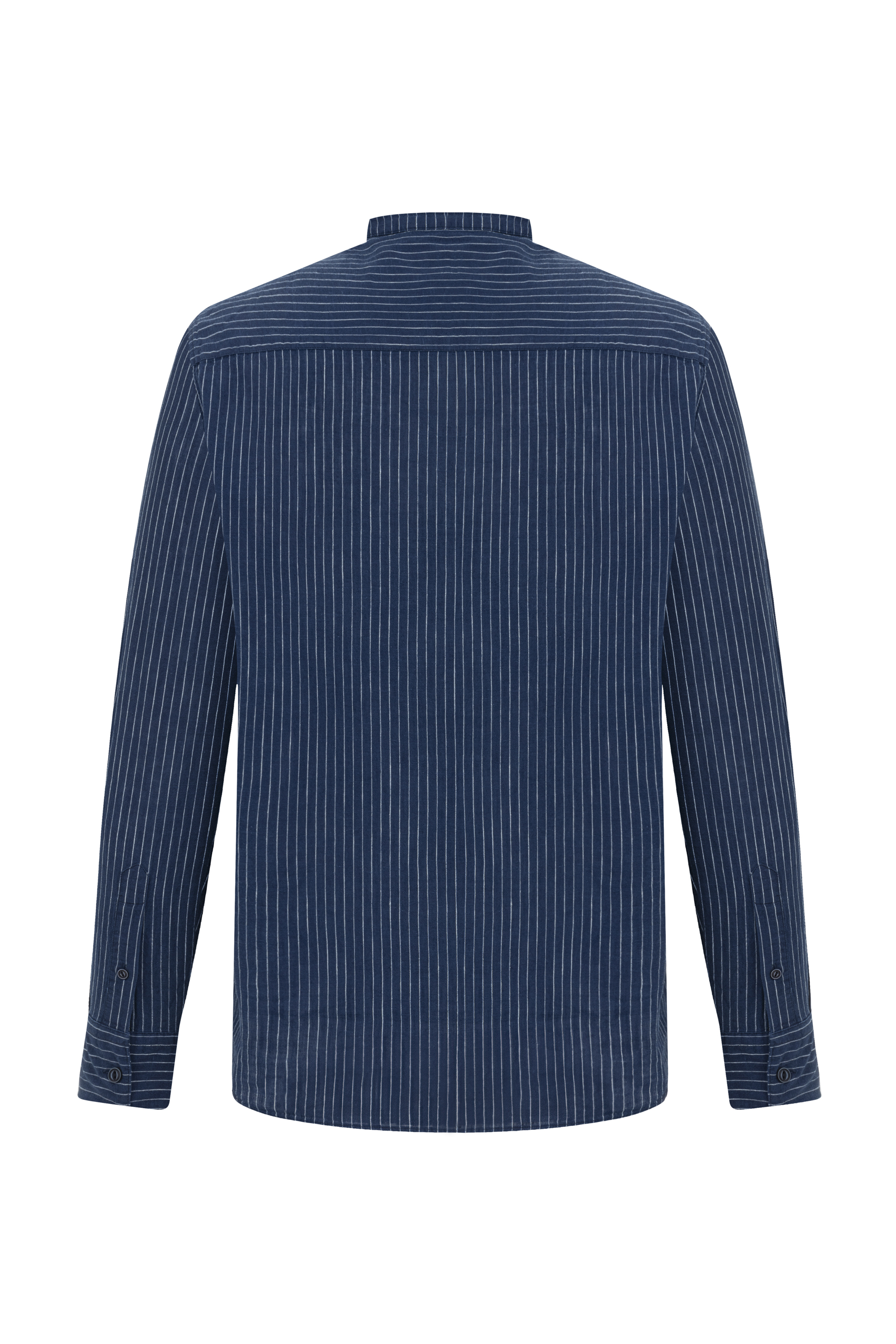 KETEN KARIŞIMLI HAKİM YAKA REGULAR FIT GÖMLEK