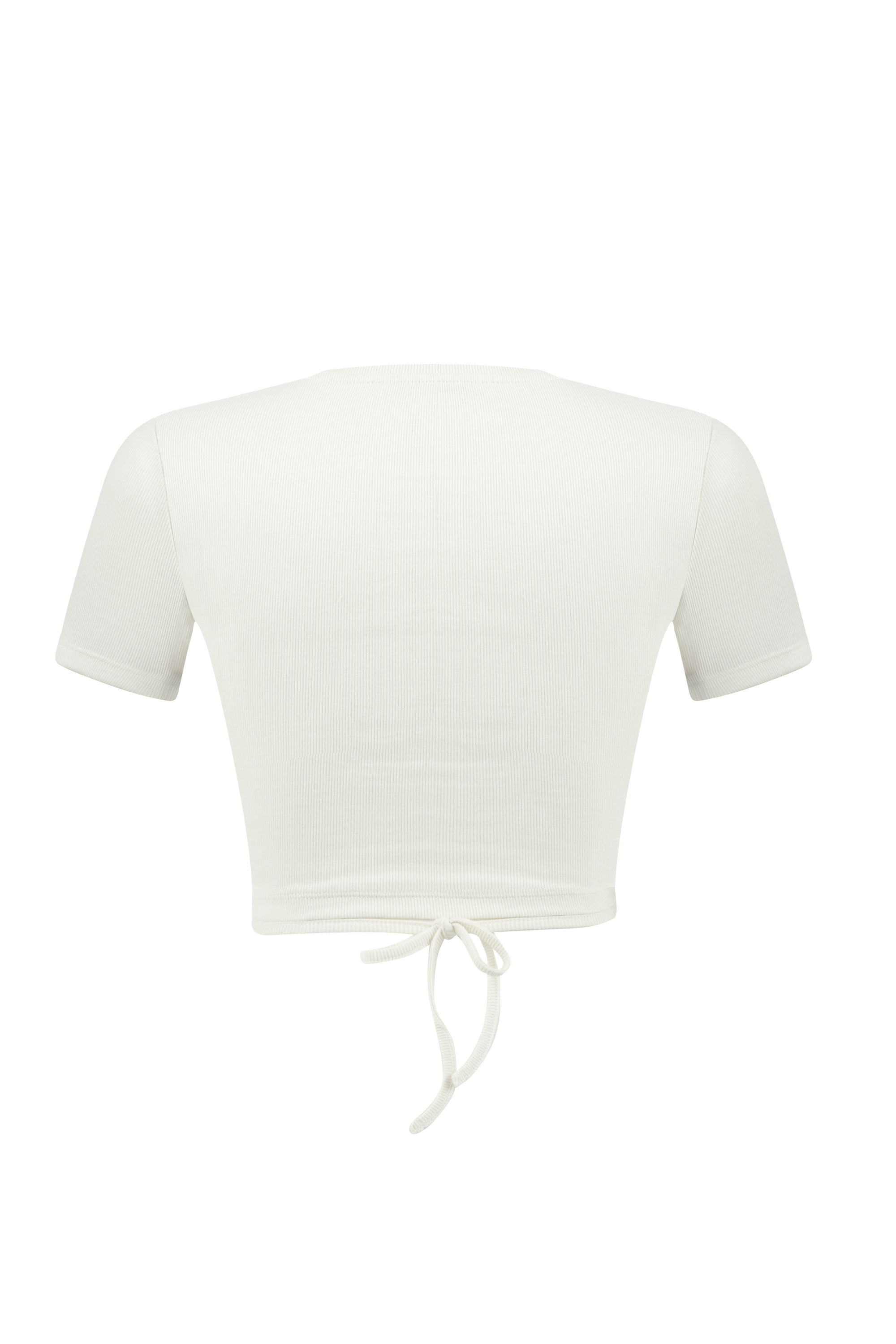 BAĞLAMA DETAYLI CROP T-SHIRT