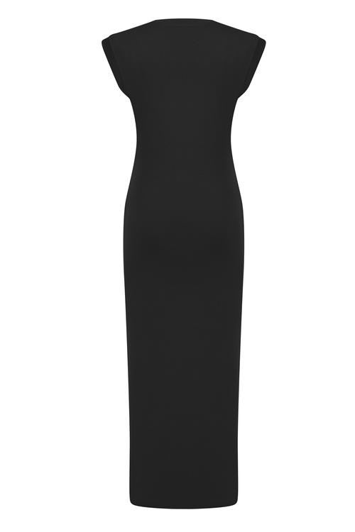  BİSİKLET YAKA UZUN ÖRME ELBİSE