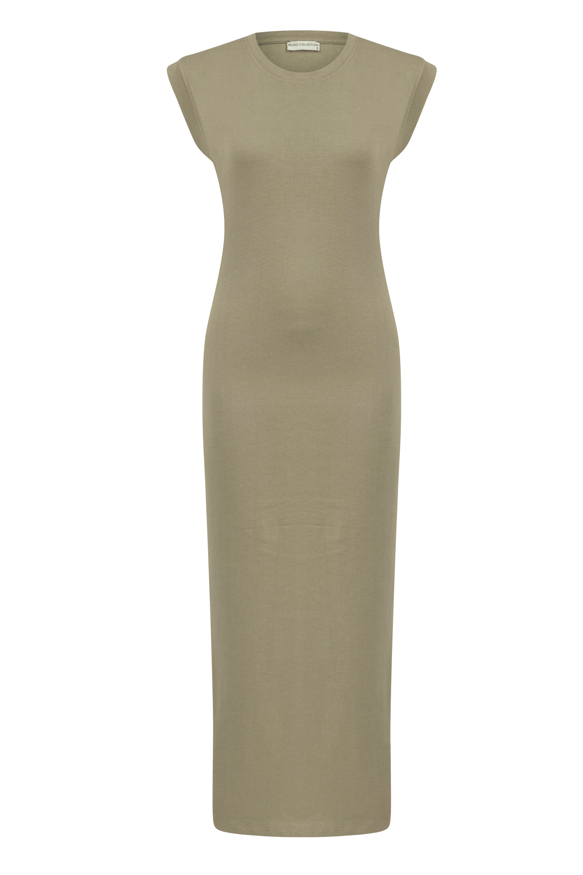 BİSİKLET YAKA UZUN ÖRME ELBİSE