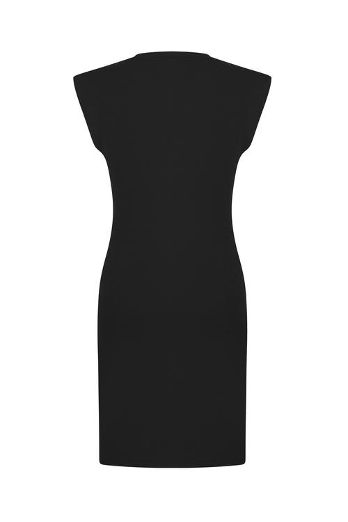  BİSİKLET YAKA MİNİ DAR ELBİSE