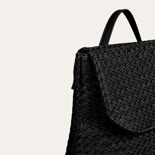  DERİ GÖRÜNÜMLÜ ÖRGÜ SIRT ÇANTASI