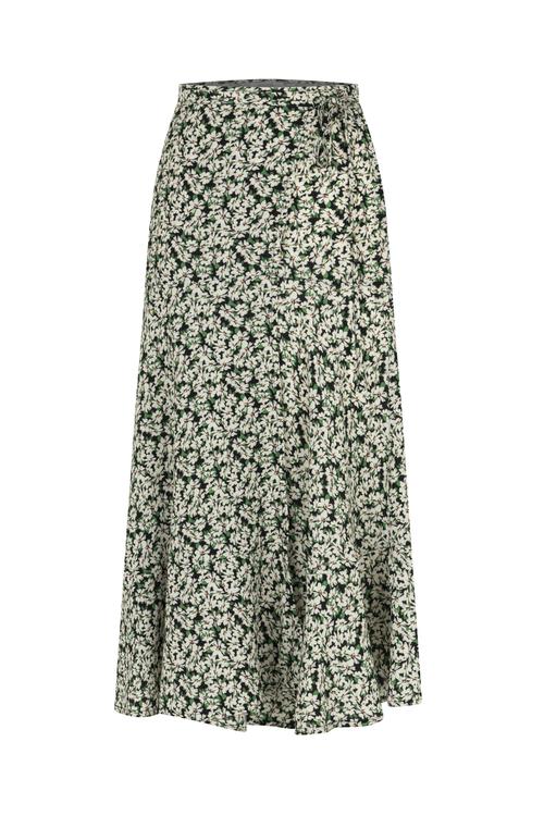  ÇİÇEK DESENLİ MİDİ KLOŞ ETEK