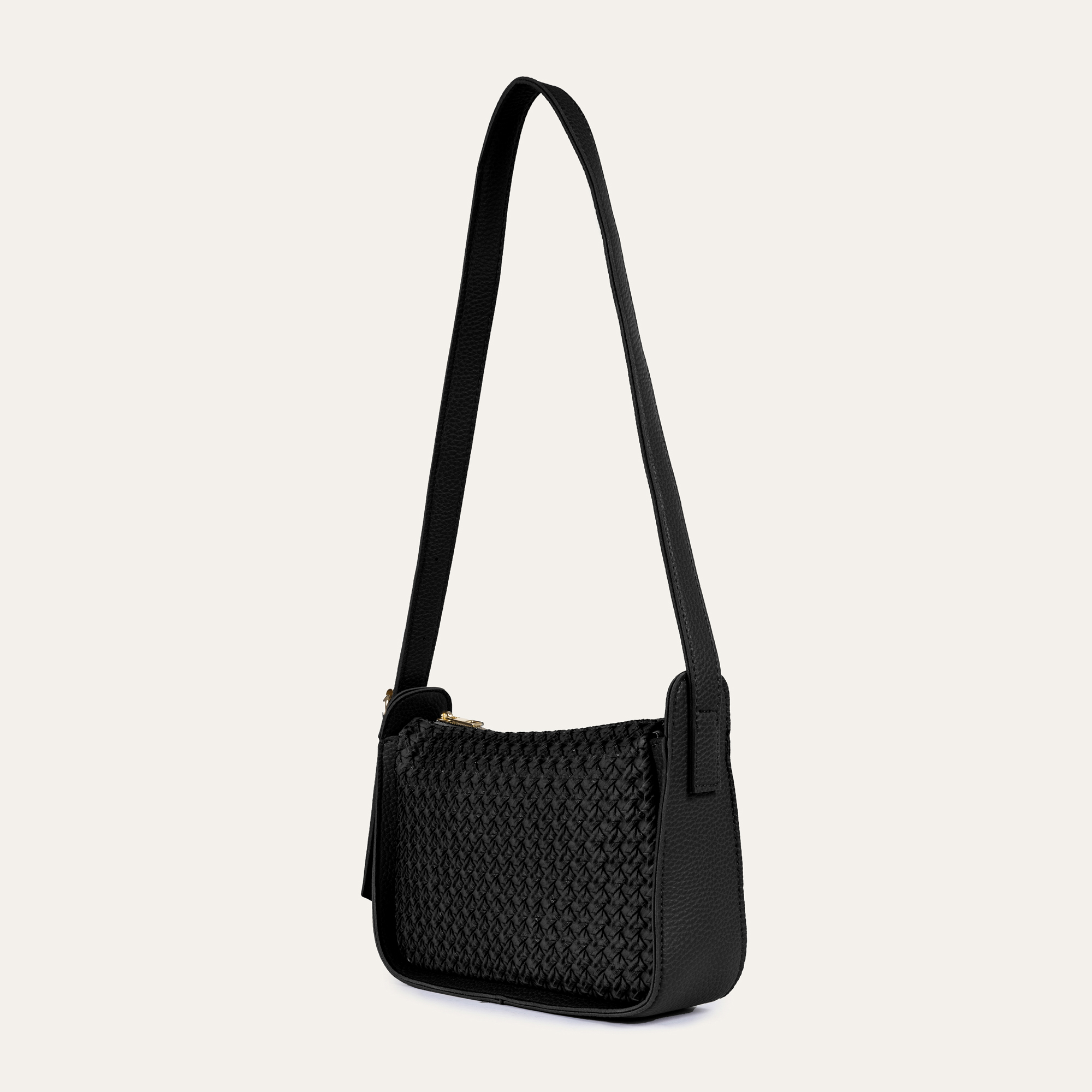 DERİ GÖRÜNÜMLÜ ÖRGÜ EL ÇANTASI