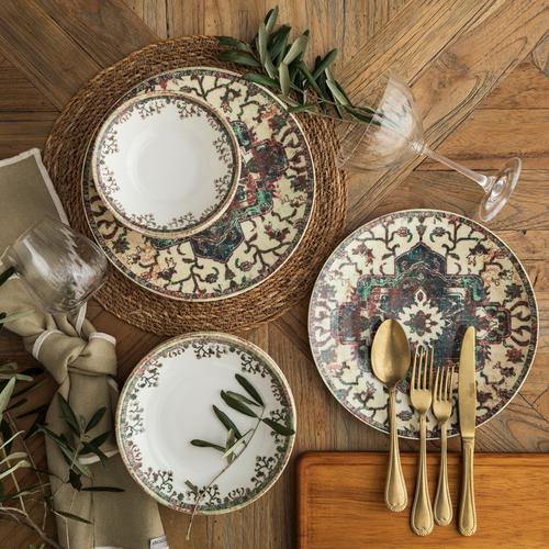  NEW AGE PORSELEN YEMEK TAKIMI 12 PARÇA-ETHNIC