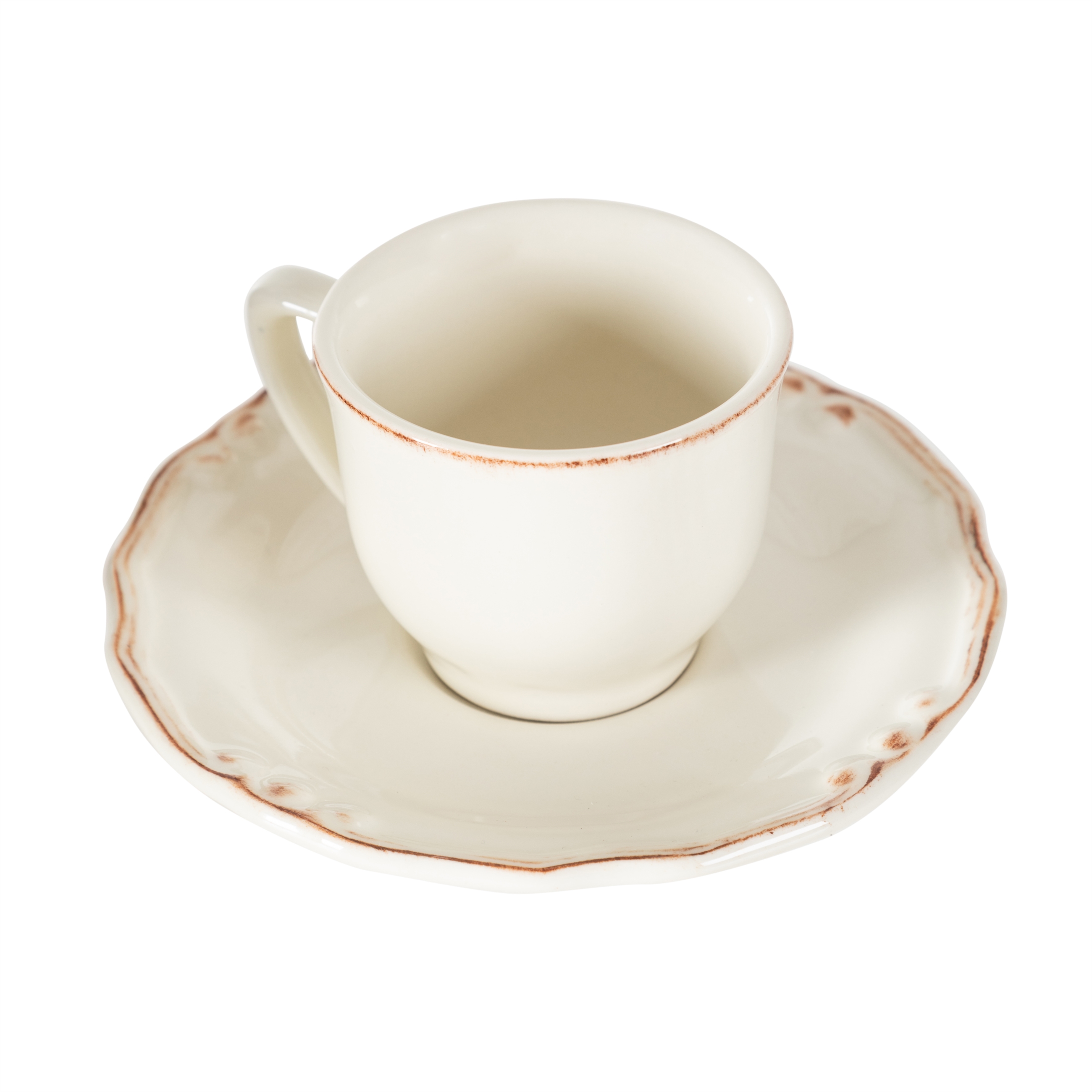 EKRU  ÇAY FİNCANI SETİ 180ML -6LI