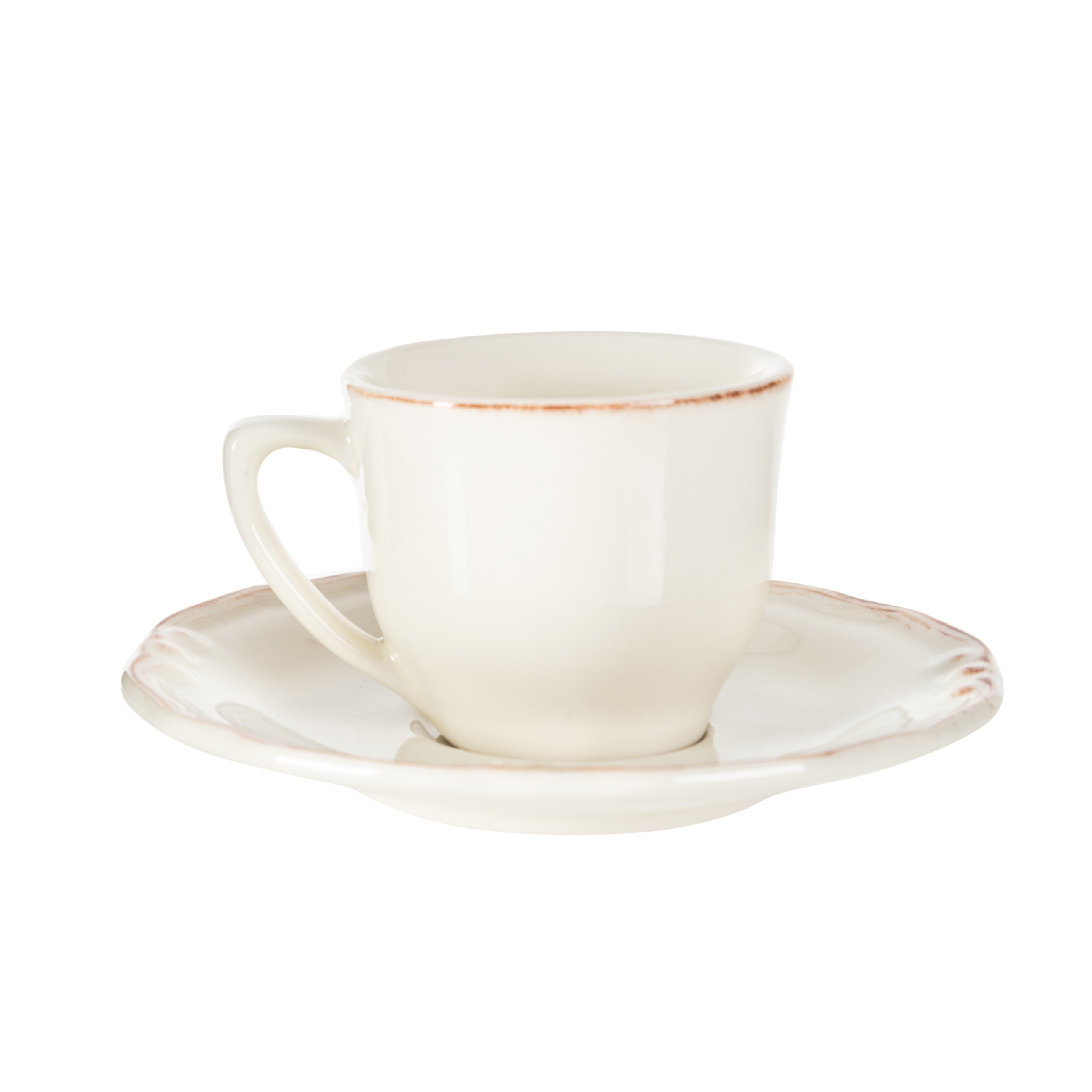 EKRU  ÇAY FİNCANI SETİ 180ML -6LI