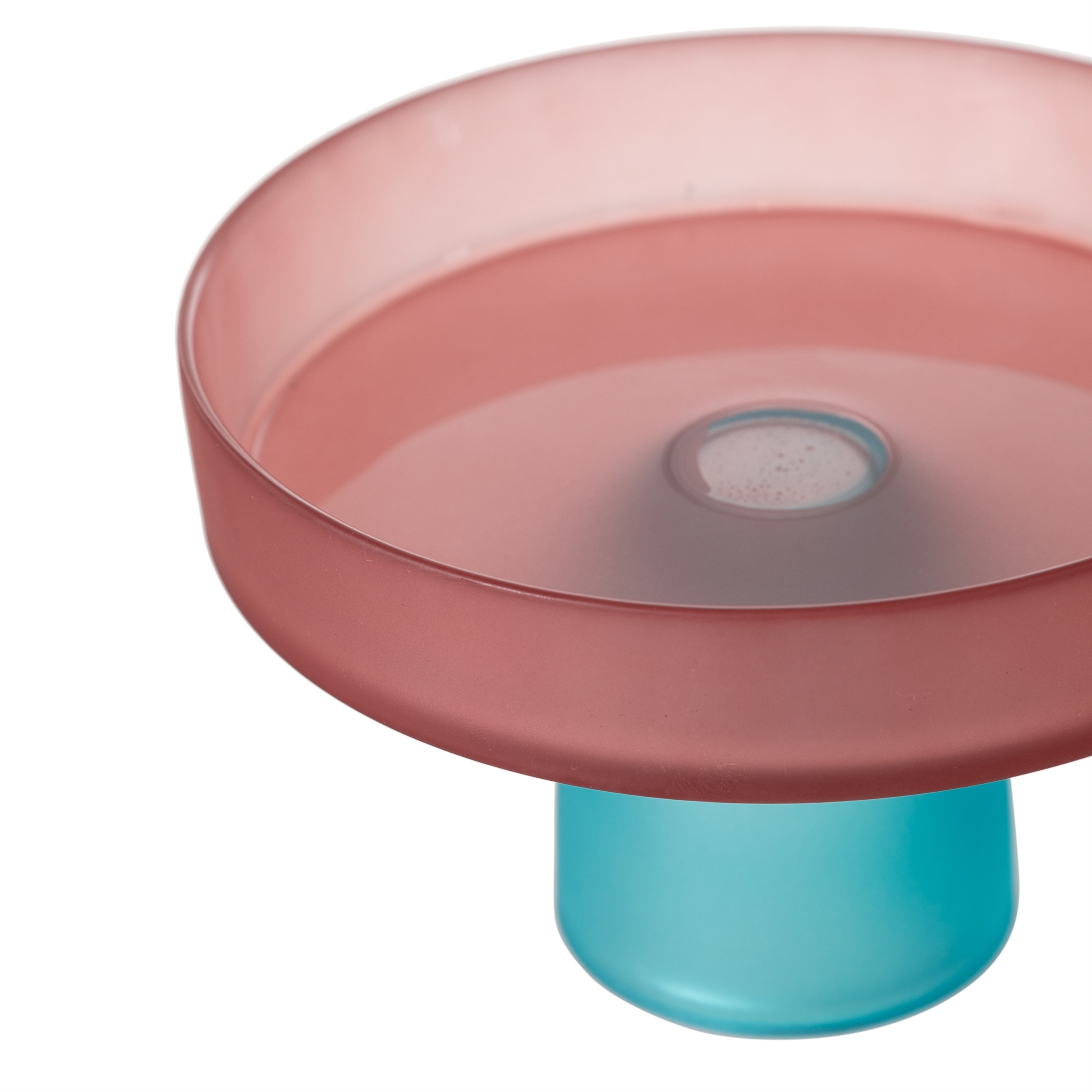 COLORS AYAKLI CAM SUNUM 18CM -KIRMIZI