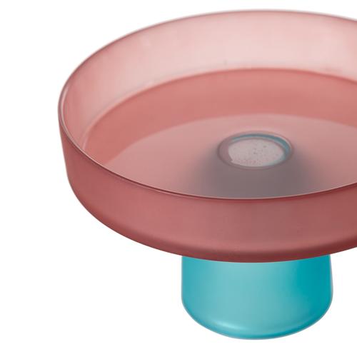  COLORS AYAKLI CAM SUNUM 18CM -KIRMIZI