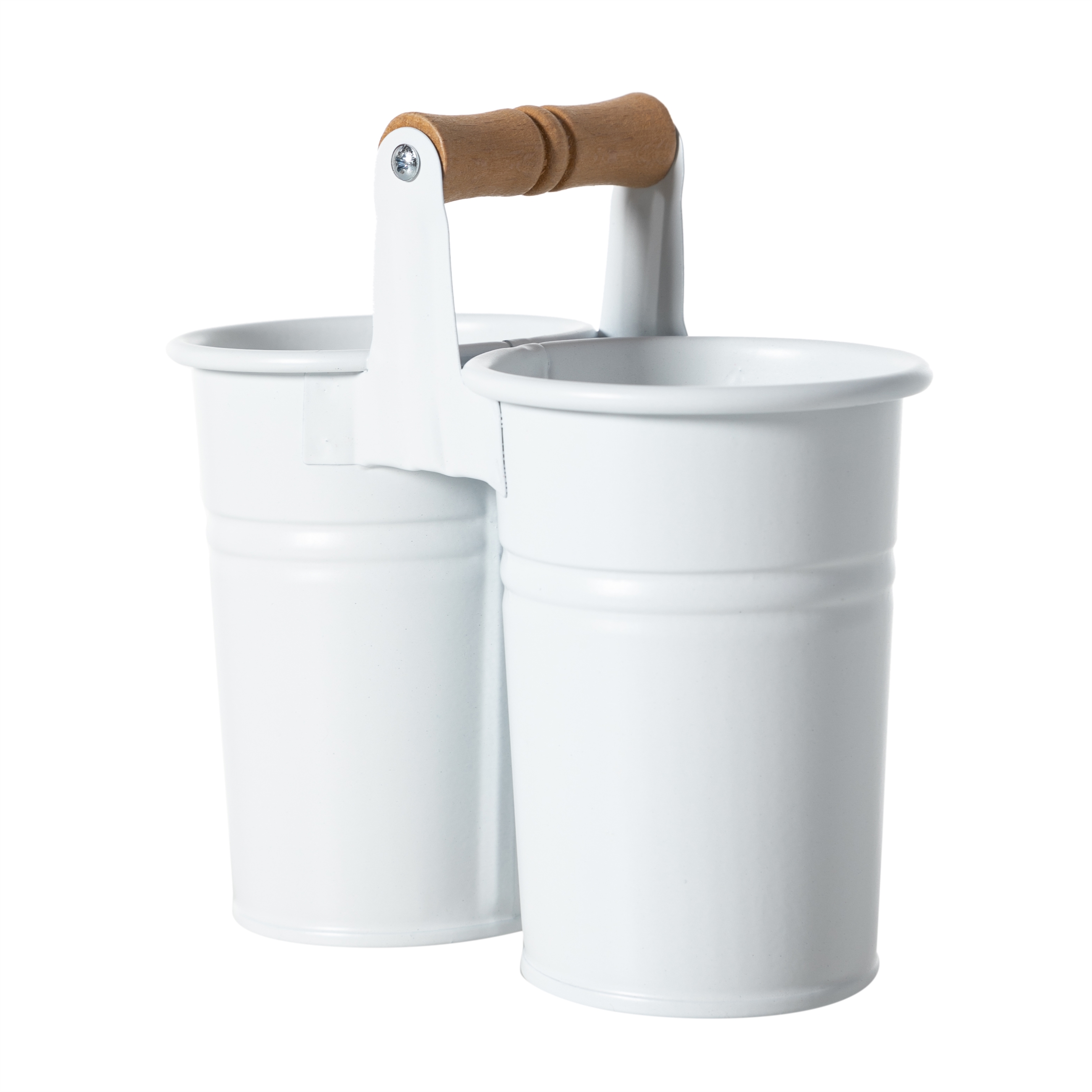 GALVANİZ 2Lİ KAŞIKLIK  -BEYAZ