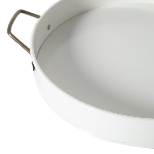  GALVANİZ YUVARLAK TEPSİ 34CM