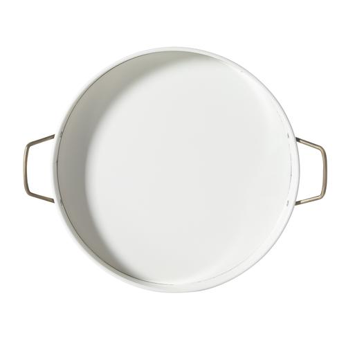  GALVANİZ YUVARLAK TEPSİ 34CM