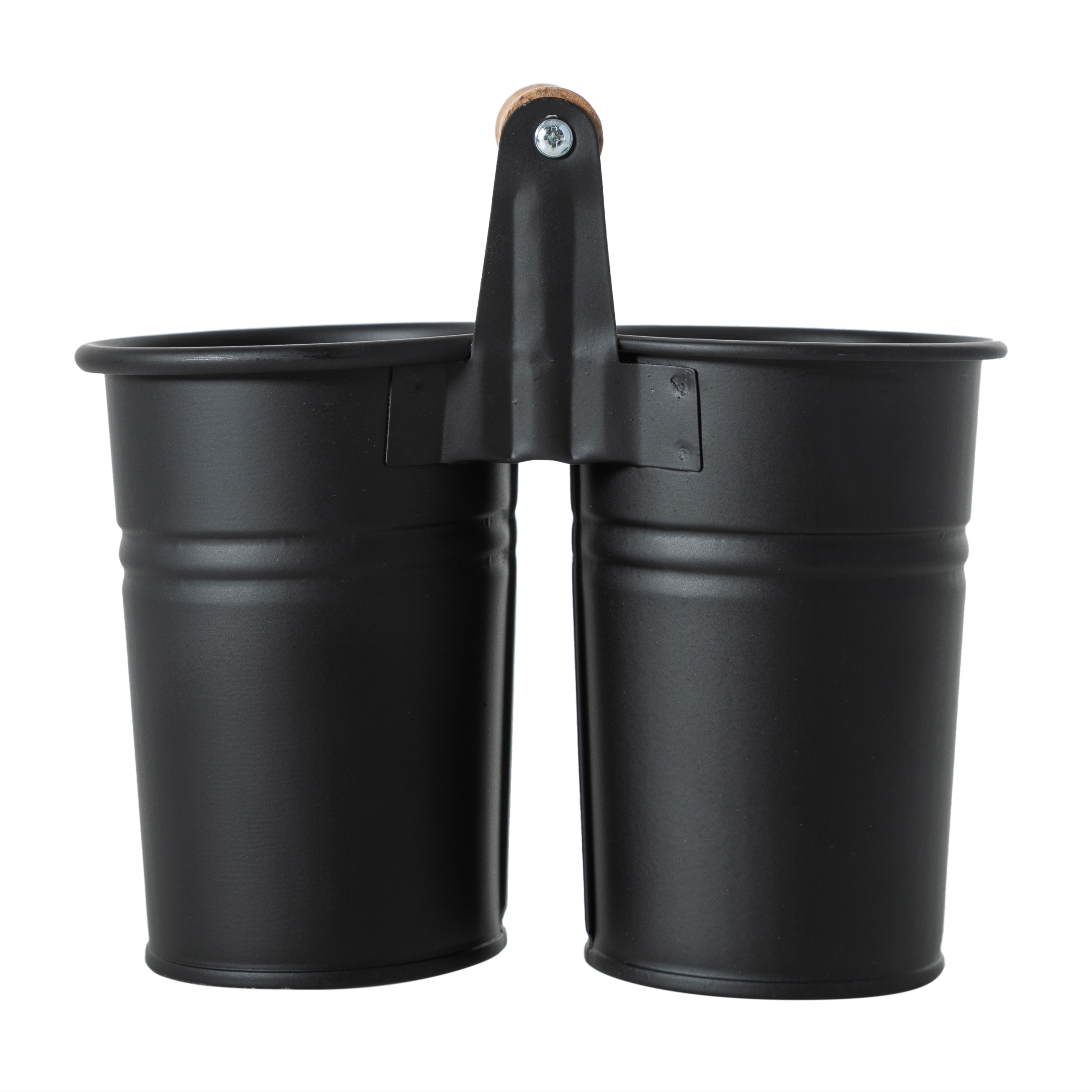 GALVANİZ  2Lİ KAŞIKLIK  -SİYAH