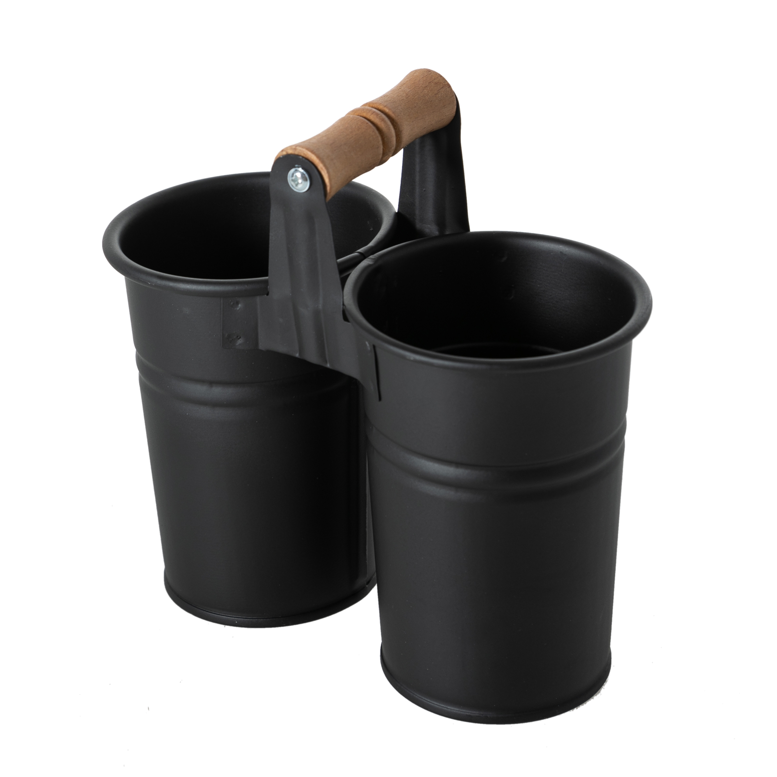 GALVANİZ  2Lİ KAŞIKLIK  -SİYAH