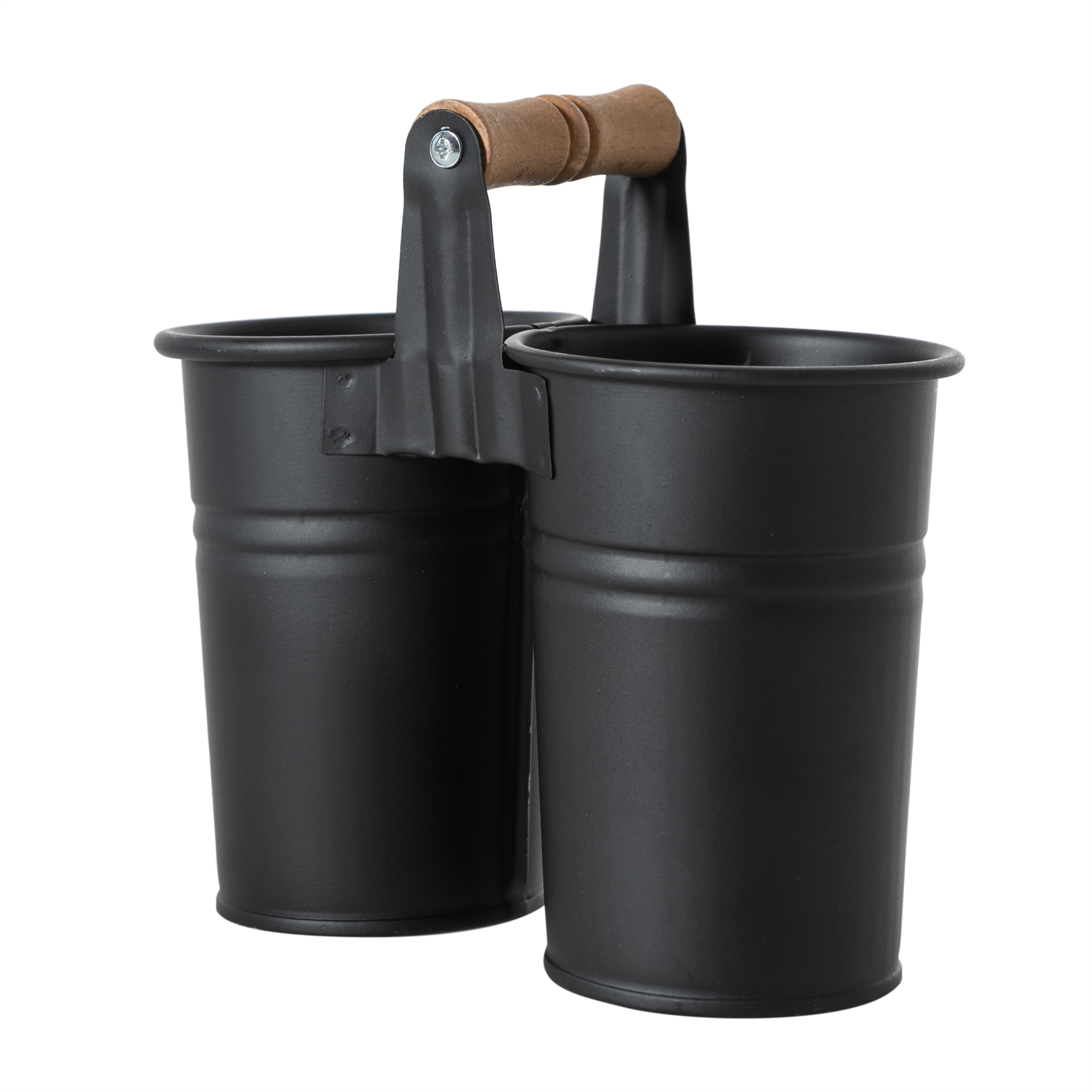 GALVANİZ  2Lİ KAŞIKLIK  -SİYAH