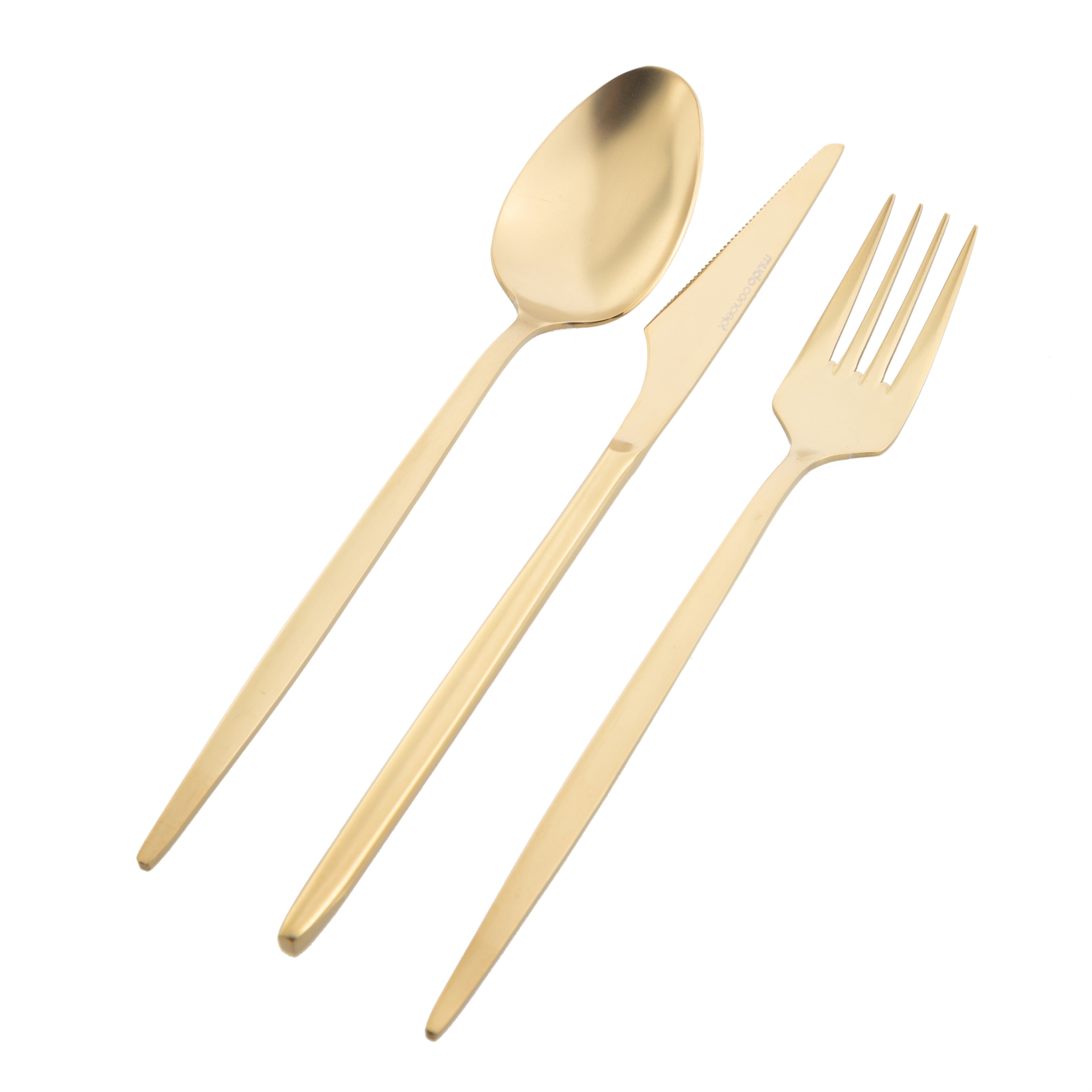 GRAND 18 PARÇA YEMEK ÇATAL KAŞIK BIÇAK TAKIMI - MAT GOLD