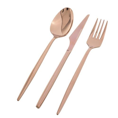  GRAND 18 PARÇA YEMEK ÇATAL KAŞIK BIÇAK TAKIMI - BAKIR