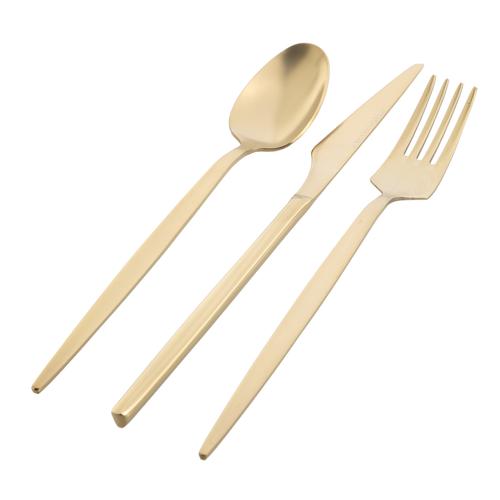  GRAND 18 PARÇA TATLI ÇATAL KAŞIK BIÇAK TAKIMI- MAT GOLD