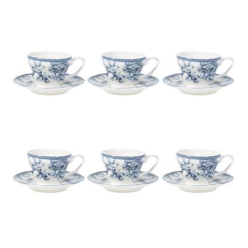  ADELAIDE ÇAY FİNCANI 6'LI SET 200 ML