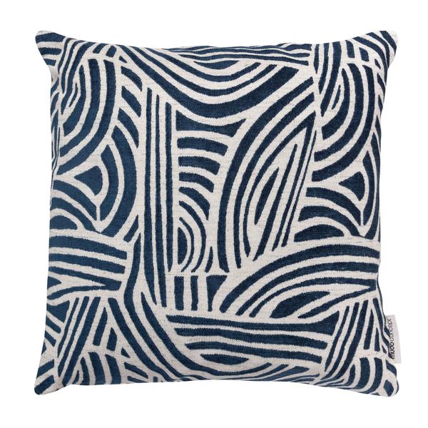 Mudo Home Alba Wave Kirlent Lacivert 50X50 Renksiz