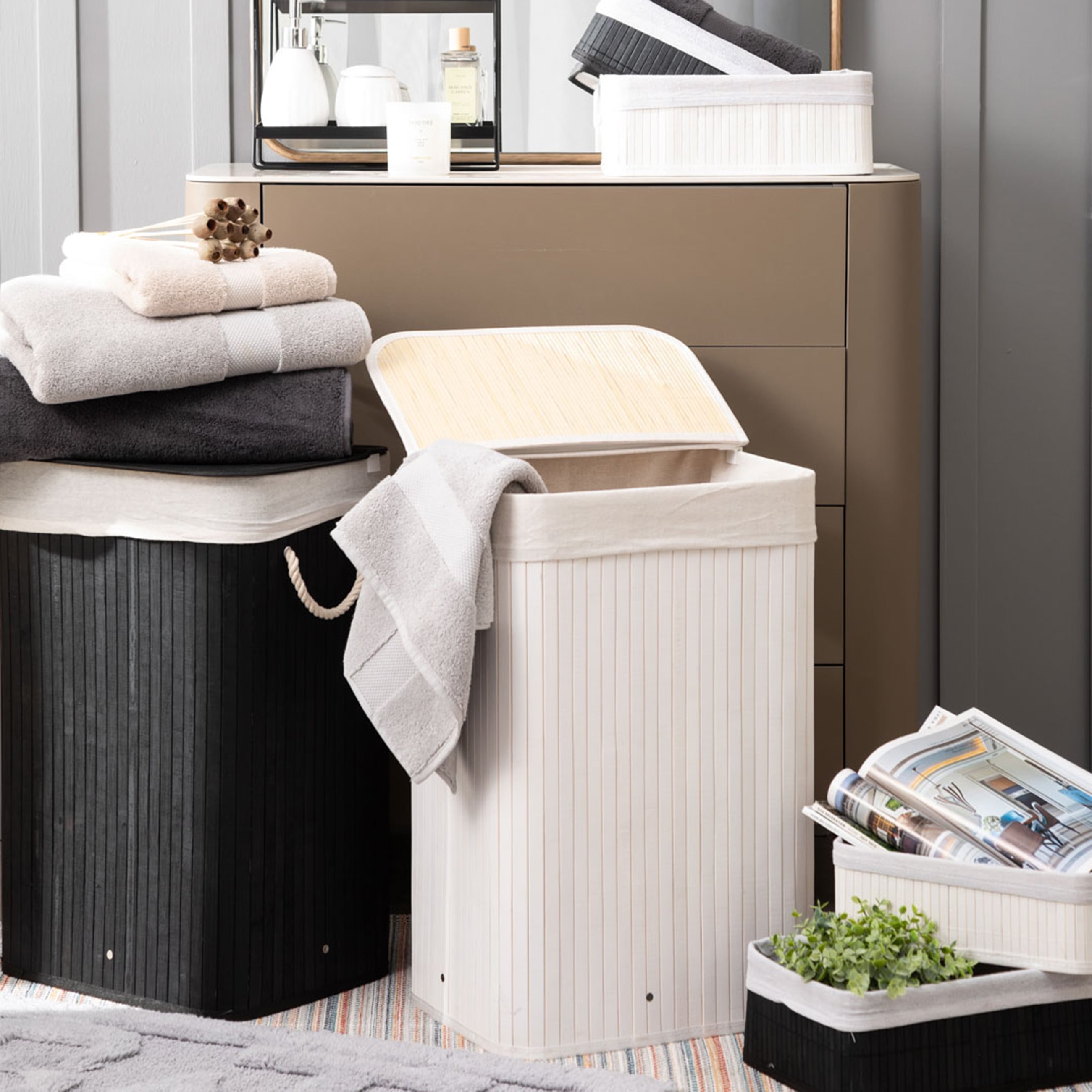 SUHO BAMBU DÜZENLEYİCİ SİYAH 29X19X10