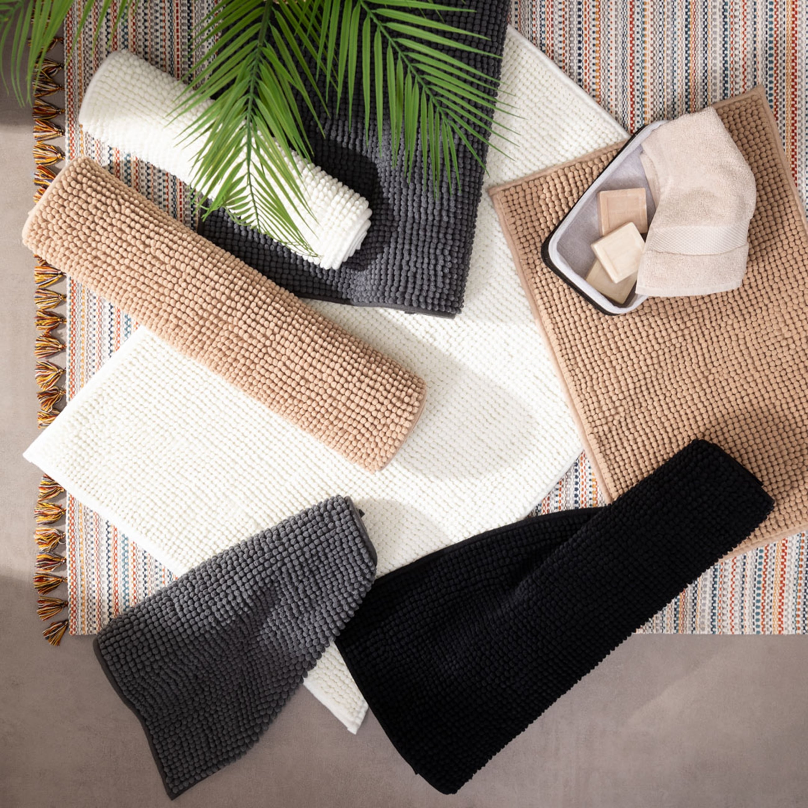 JUNE 2'Lİ BANYO PASPAS SETİ KREM