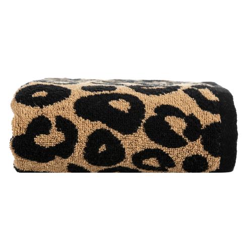  BENEDICT LEOPAR YÜZ HAVLUSU BEJ 50X80