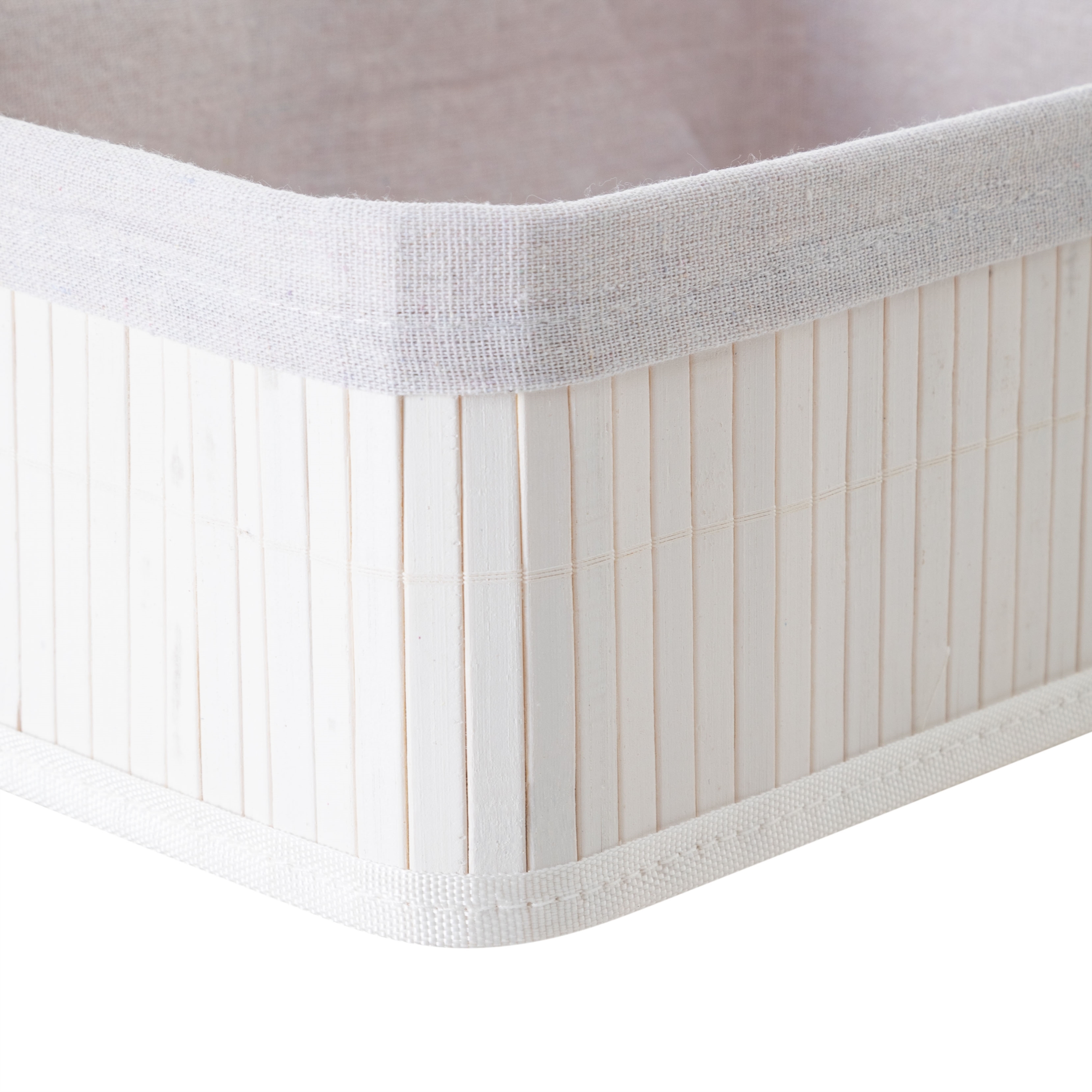 SUHO BAMBU DÜZENLEYİCİ BEYAZ 33X23X12