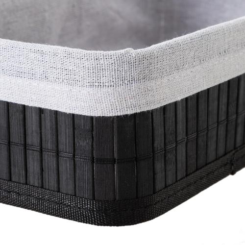  SUHO BAMBU DÜZENLEYİCİ SİYAH 25X15X8