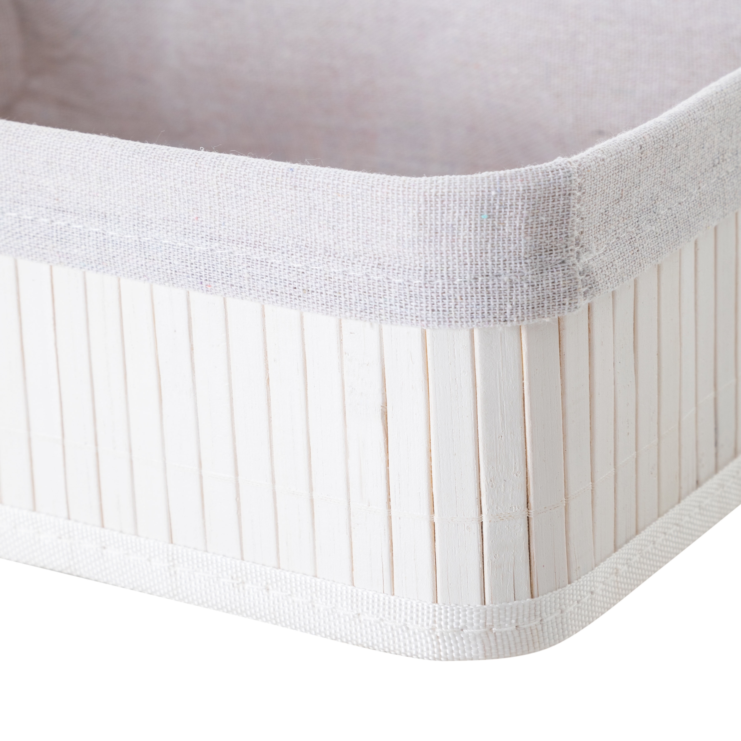 SUHO BAMBU DÜZENLEYİCİ BEYAZ 29X19X10