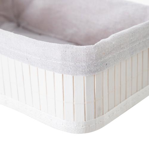  SUHO BAMBU DÜZENLEYİCİ BEYAZ 25X15X8