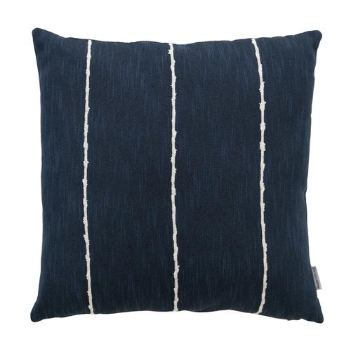 ALICE ÇİZGİLİ KIRLENT LACİVERT 50X50