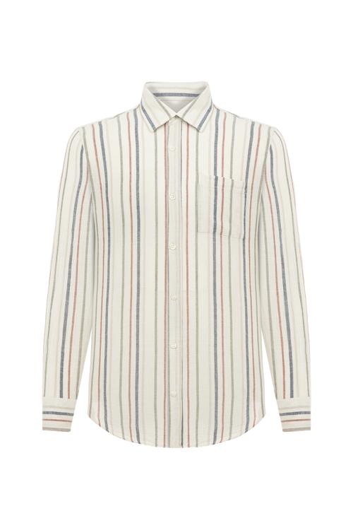  ÇİZGİLİ REGULAR FIT GÖMLEK