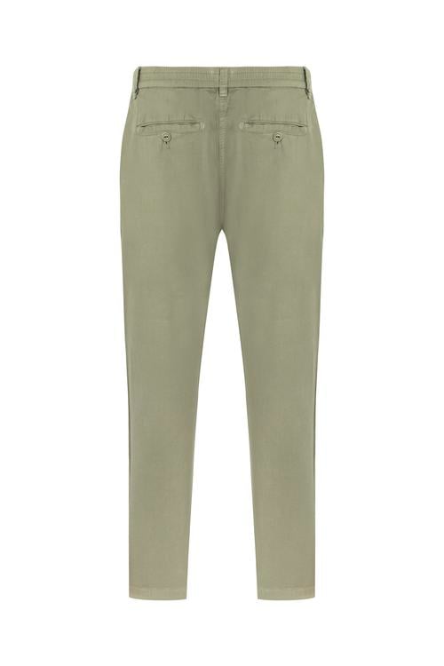  KETEN KARIŞIMLI STRAIGHT FIT CHINO PANTOLON