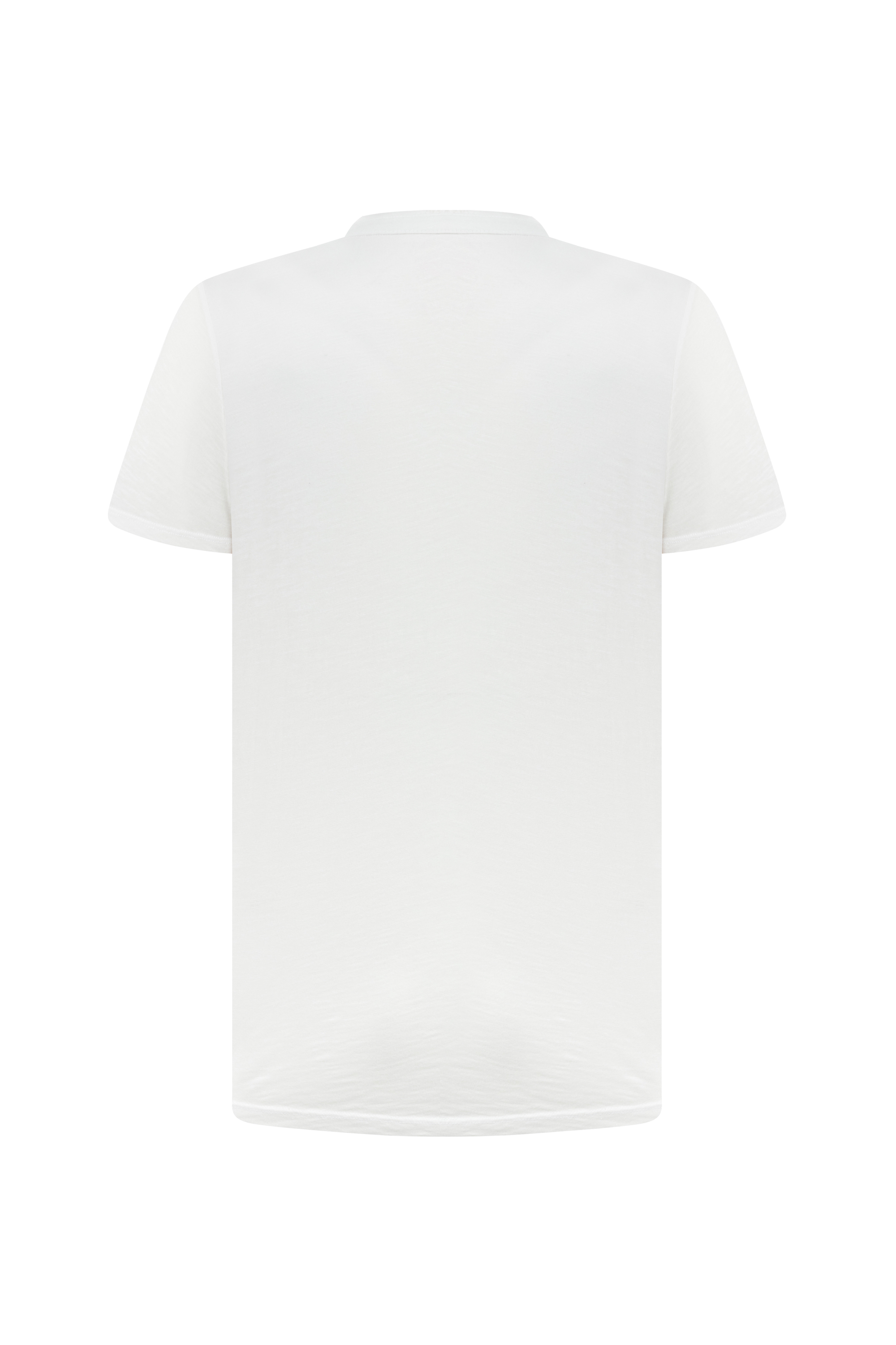 DÜĞMELİ KISA KOLLU T-SHIRT