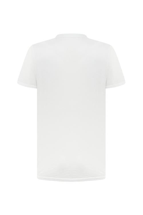  DÜĞMELİ KISA KOLLU T-SHIRT