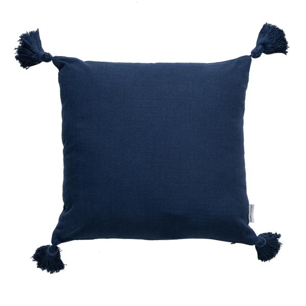 Mudo Home  Alba Kirlent Püsküllü Lacivert 45X45 Cm