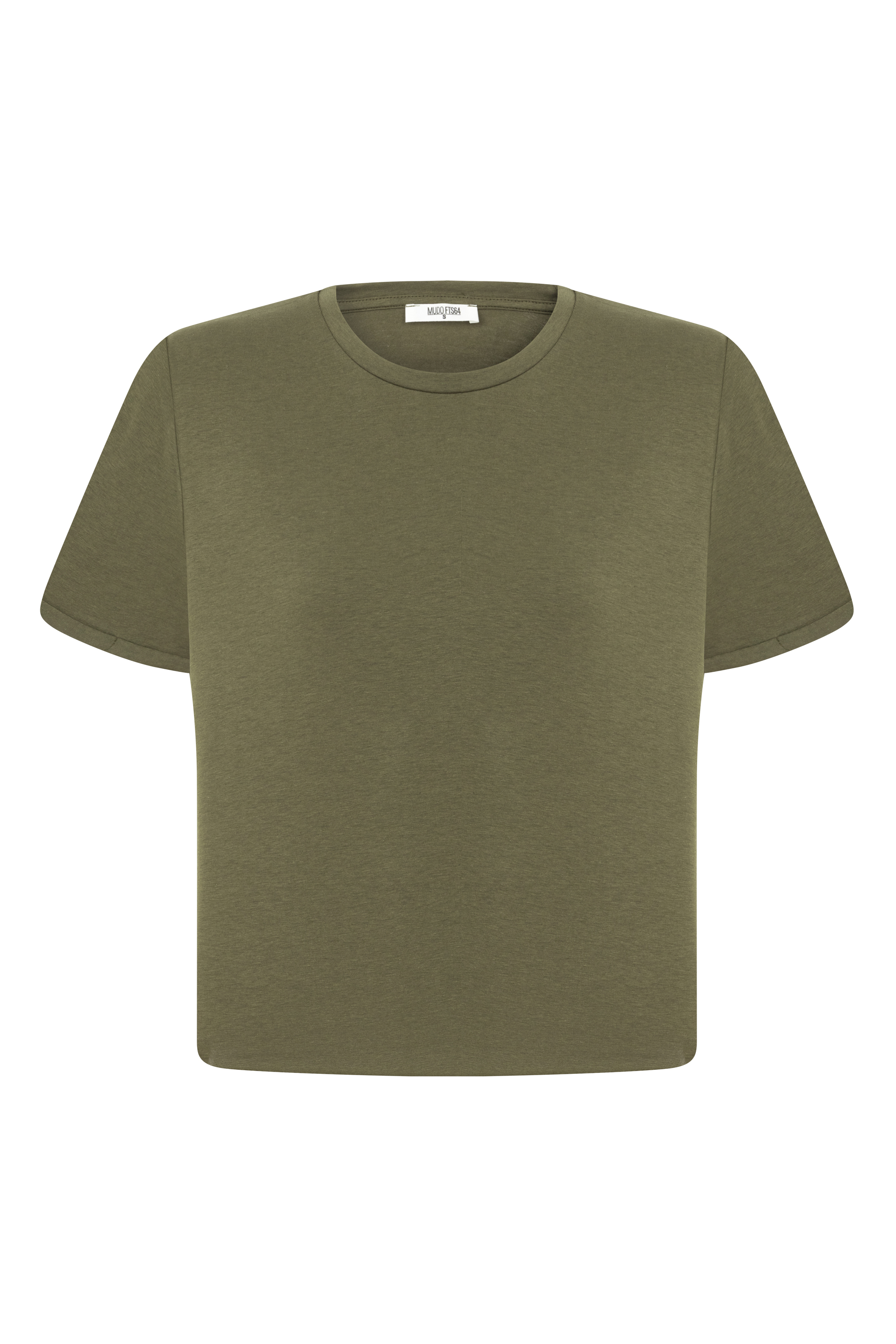 KISA KOLLU CROP T-SHIRT