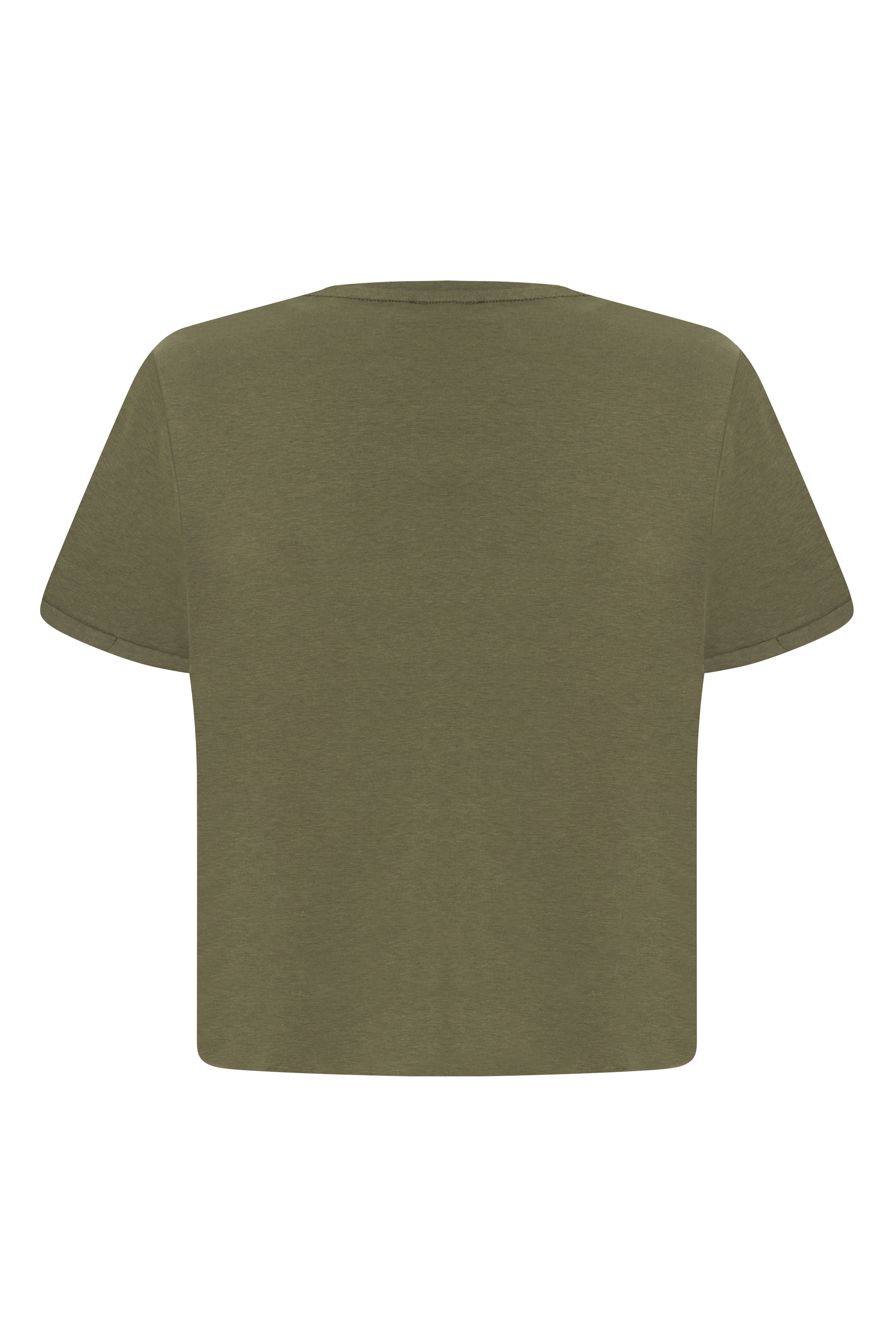 KISA KOLLU CROP T-SHIRT