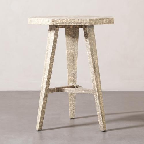  GOOSE MASİF AHŞAP ESKİTME BAR MASASI NATUREL