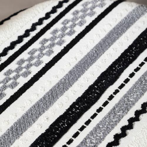  PAROS SANDALYE SİYAH DESENLİ