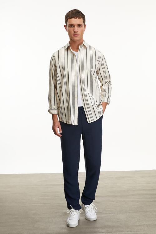  ÇİZGİLİ REGULAR FIT GÖMLEK