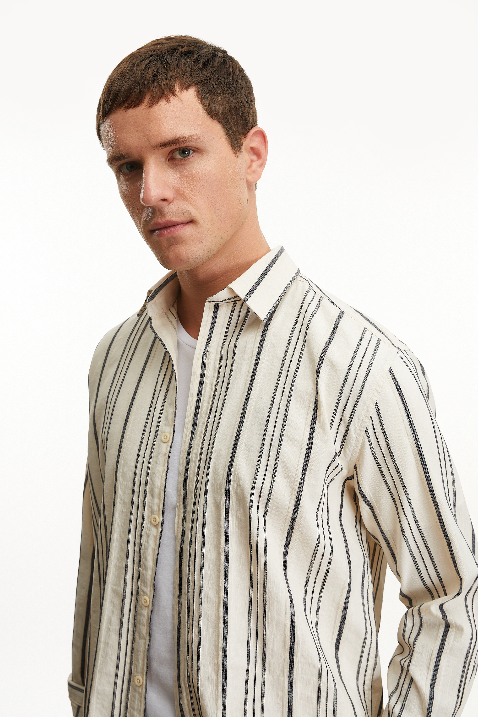 ÇİZGİLİ REGULAR FIT GÖMLEK