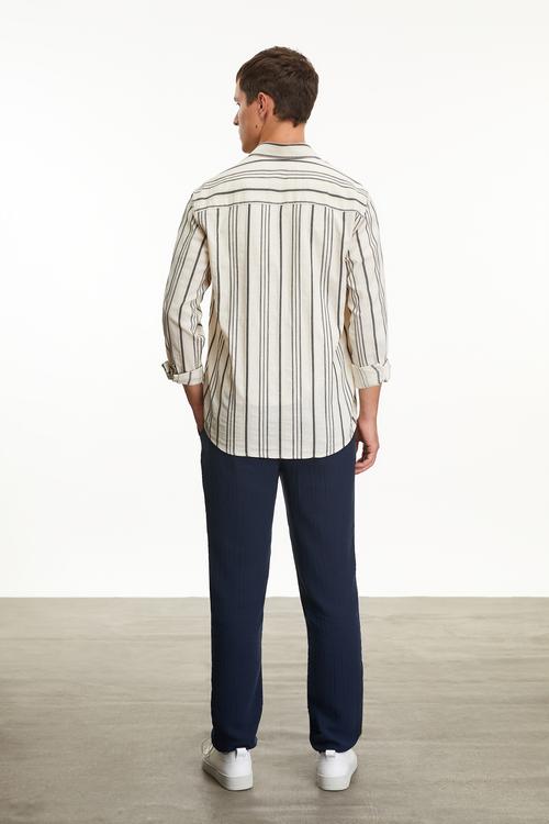  ÇİZGİLİ REGULAR FIT GÖMLEK