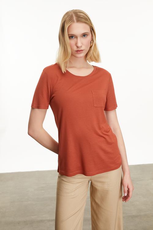  BİSİKLET YAKA KISA KOLLU T-SHIRT