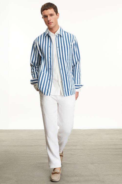  ÇİZGİLİ REGULAR FIT GÖMLEK