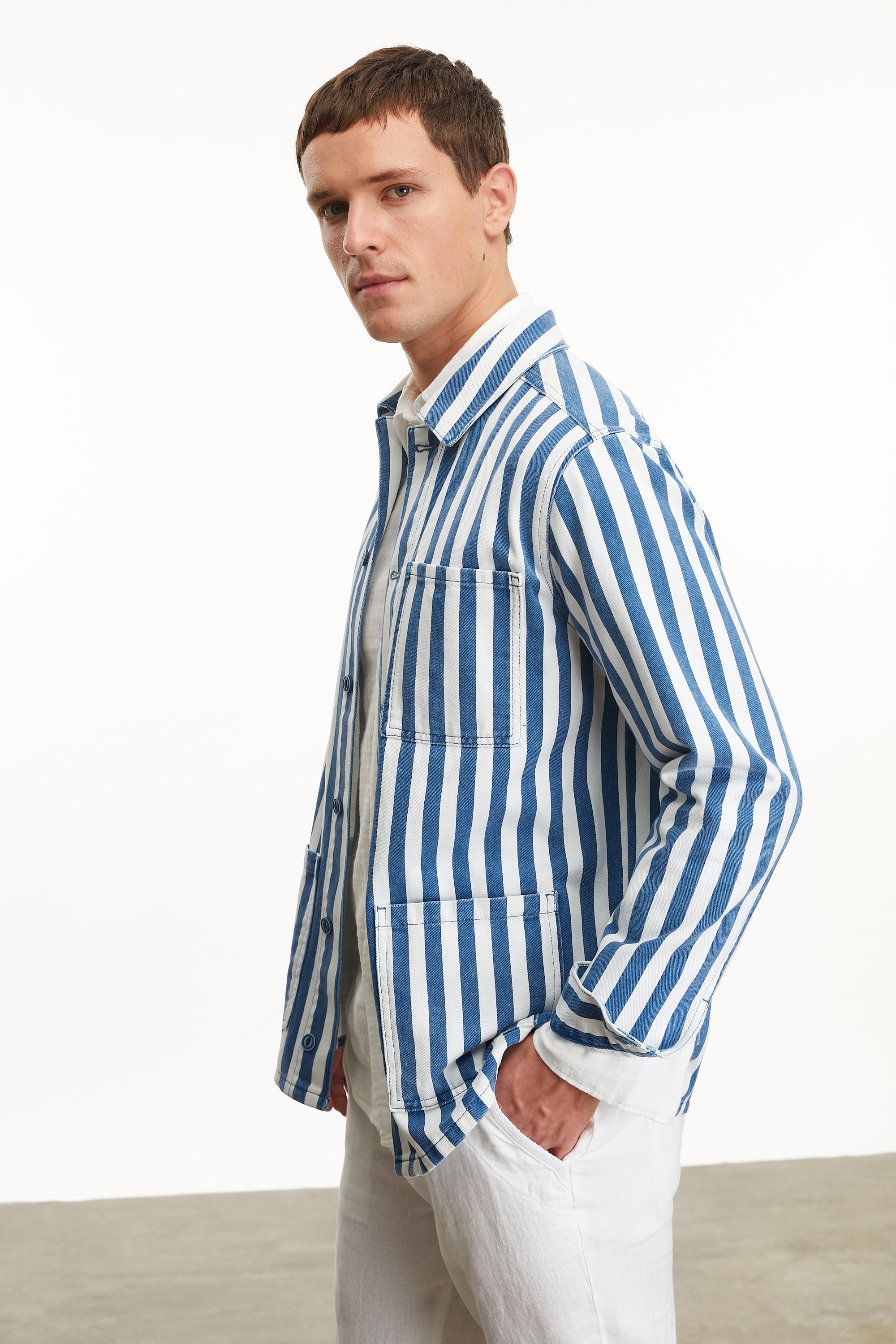 ÇİZGİLİ REGULAR FIT GÖMLEK