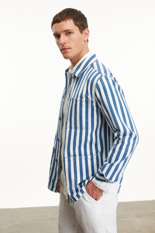  ÇİZGİLİ REGULAR FIT GÖMLEK